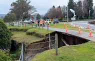Residents asked to conserve water after pipe breaks, footpath collapses