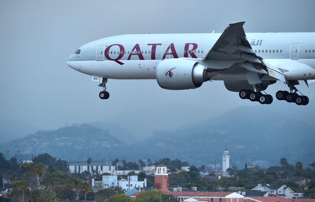 Qatar Airways flight