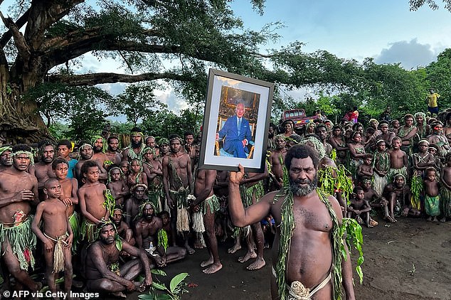 Villagers of Vanuatu Celebrate King Charles' Coronation with New Picture