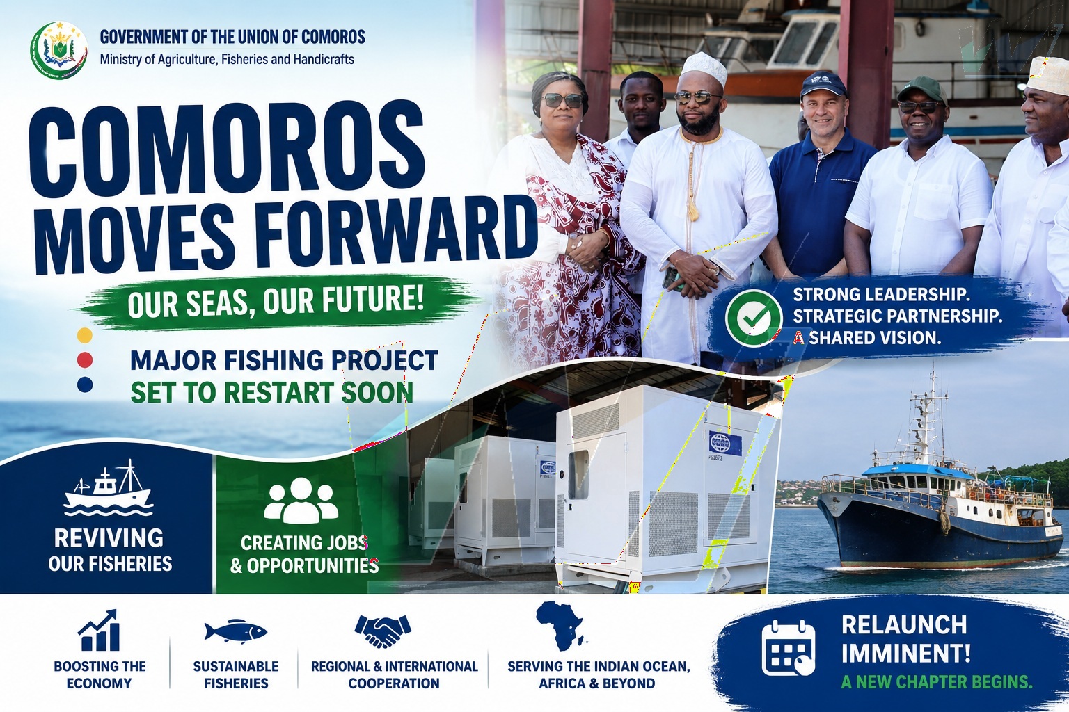 COMOROS SETS SAIL FOR REVIVAL