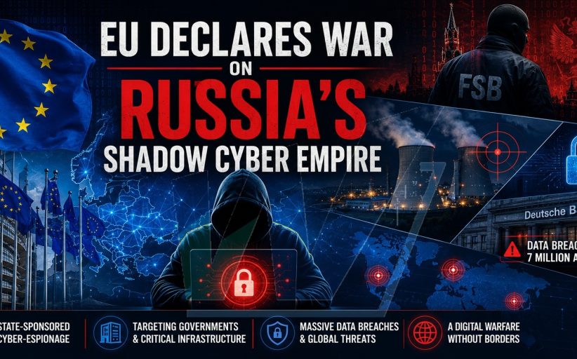 EU DECLARES WAR ON RUSSIA'S SHADOW CYBER EMPIRE