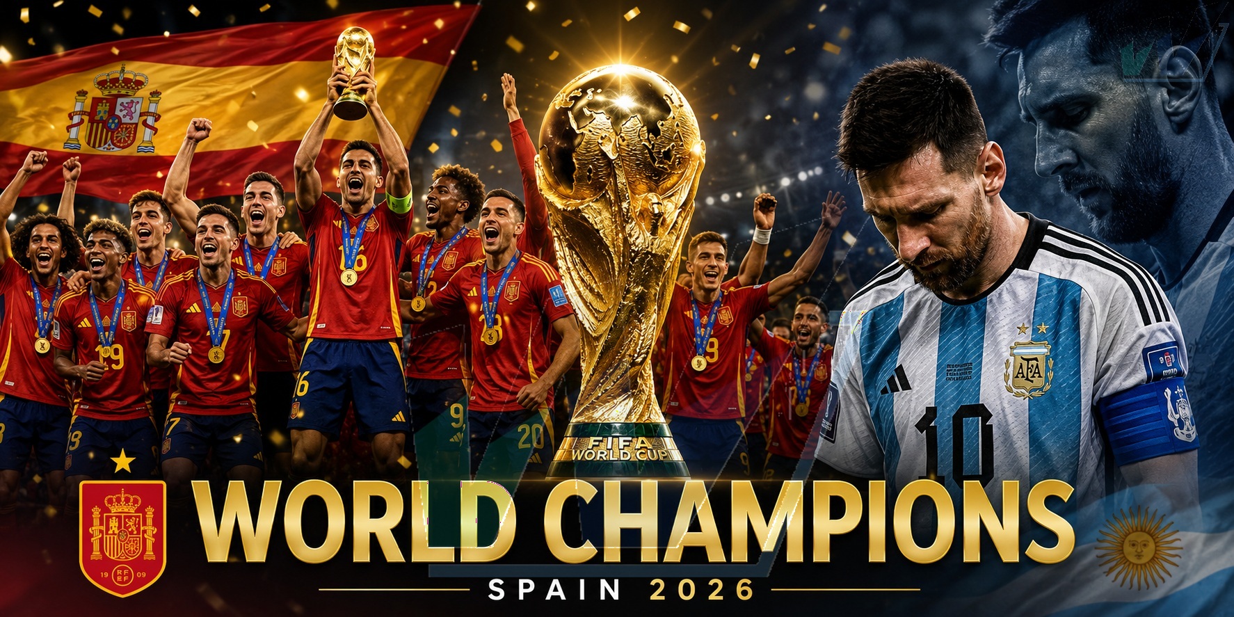 SPAIN REIGNS SUPREME: La Roja Defeats Argentina in Epic Extra-Time World Cup Final to Capture 2026 Crown