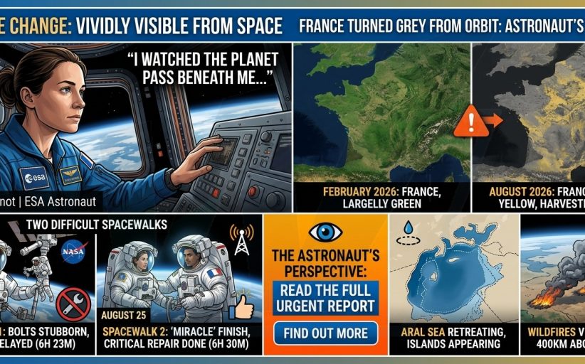 Climate Change Is “Very Visible from Space”: Sophie Adenot’s Warning from Orbit