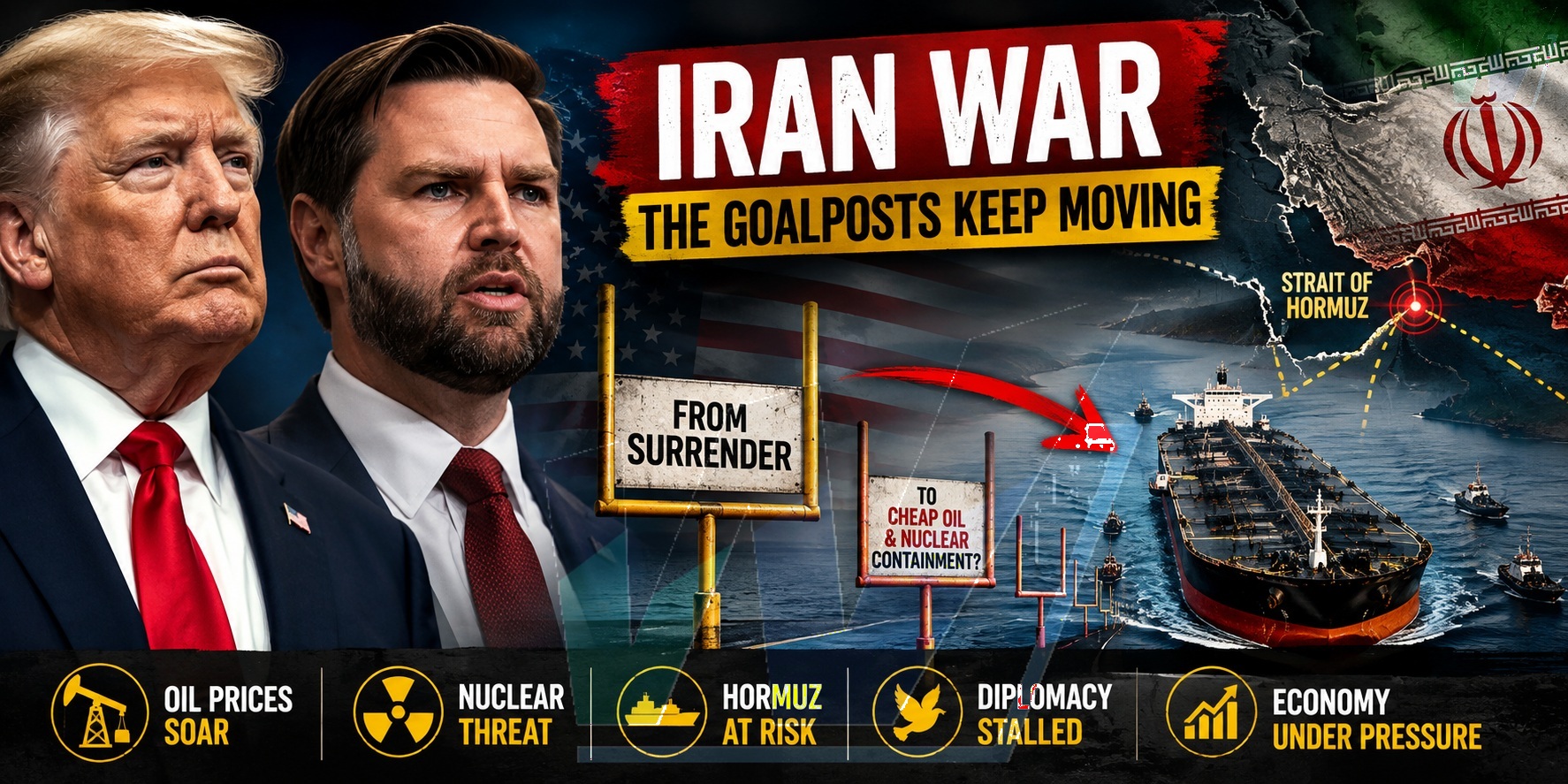 Trump’s Iran War Goals Are Shrinking, and JD Vance Just Revealed the New Priority