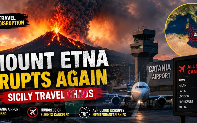 Mount Etna Is Burning, and Sicily’s Summer Travel Machine Is Grinding to a Halt