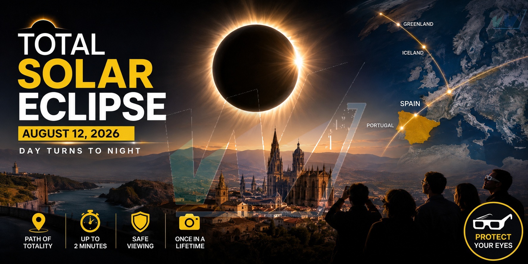 Europe Awaits a Once-in-a-Generation Eclipse as Day Turns into Night