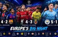 PSG Stun Barcelona as Liverpool Survive Seven-Goal Thriller and Man City Run Riot in Champions League