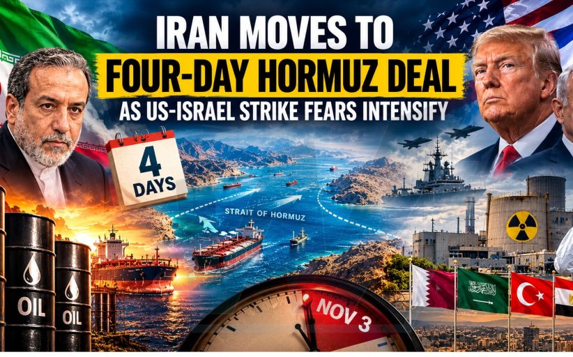 Iran Moves to Four-Day Hormuz Deal as US-Israel Strike Fears Intensify