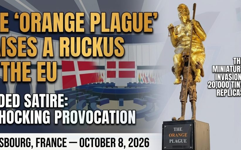 Trump Goes Gold, and Naked, as ‘The Orange Plague’ Storms European Parliament